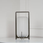 Steel Twilight Lantern Table Light