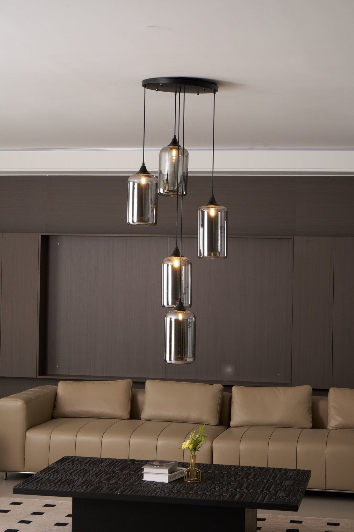 Bottle Glass Pendant Light