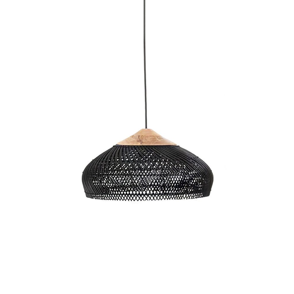Braided Rattan Pendant Lamp