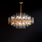 Vintage Antique Brass Chandelier