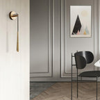 Cone Wall Lamp in Brass