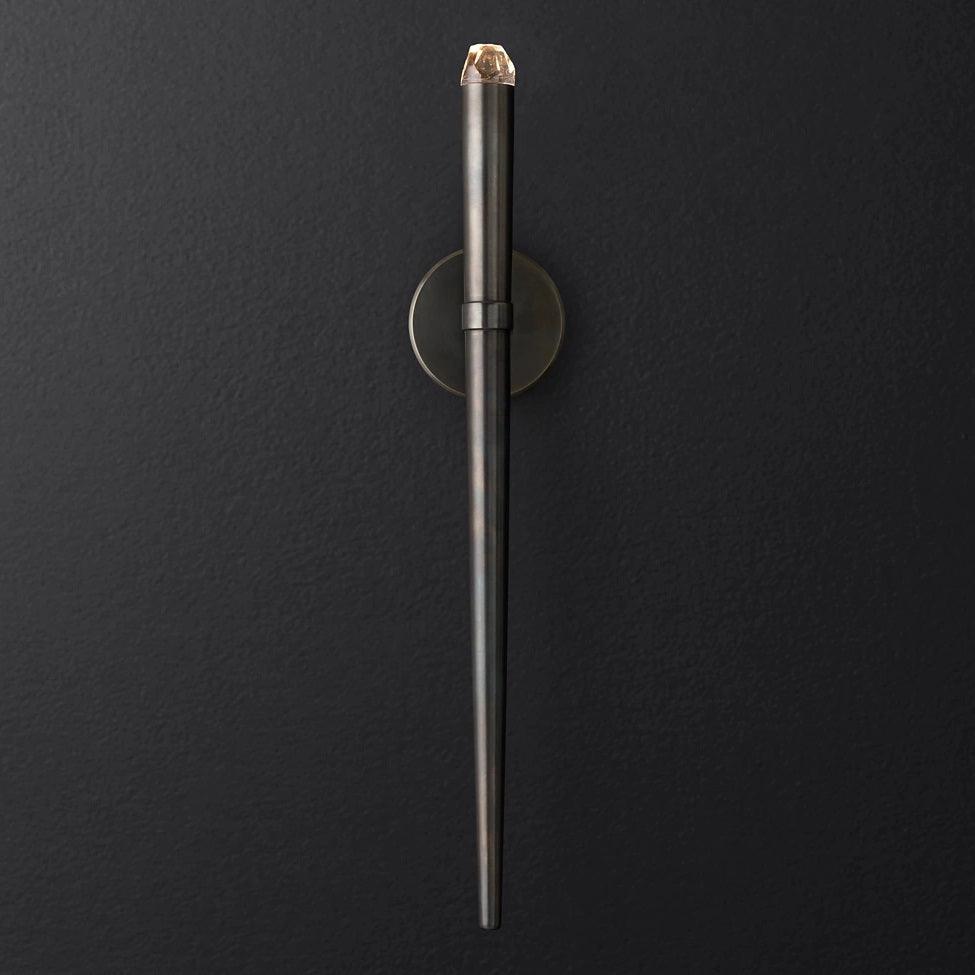 Cone Wall Lamp in Brass