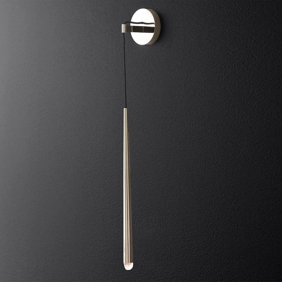 Cone Wall Lamp in Brass