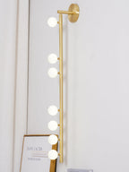 Brass Glass Tube Wall Lamp