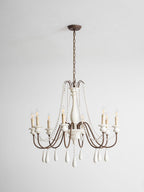 Candle Style Beaded Chandelier