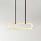 Circle Alabaster Chandelier
