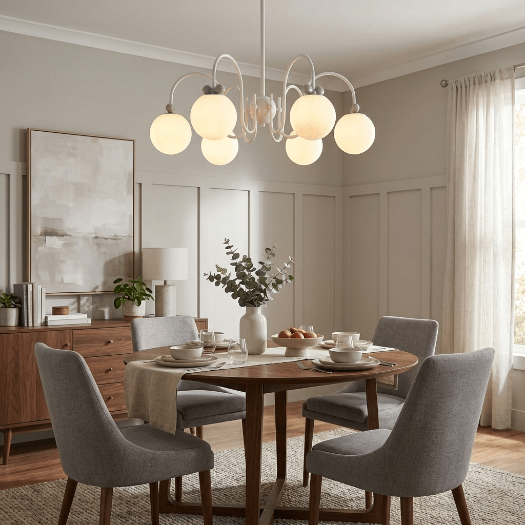 Cream Cherry Chandelier