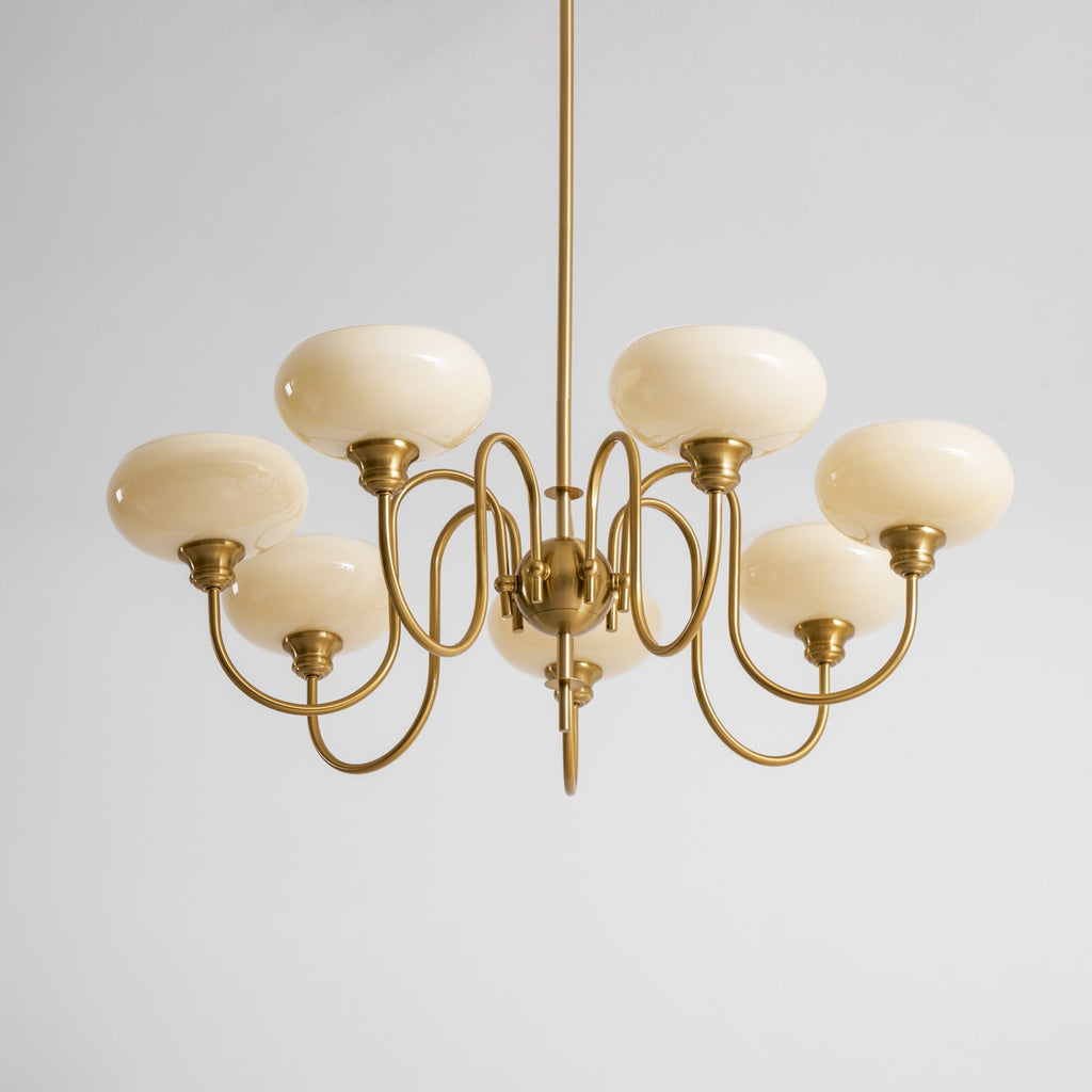 Creamy Persimmon Chandelier