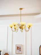 Creamy Persimmon Chandelier