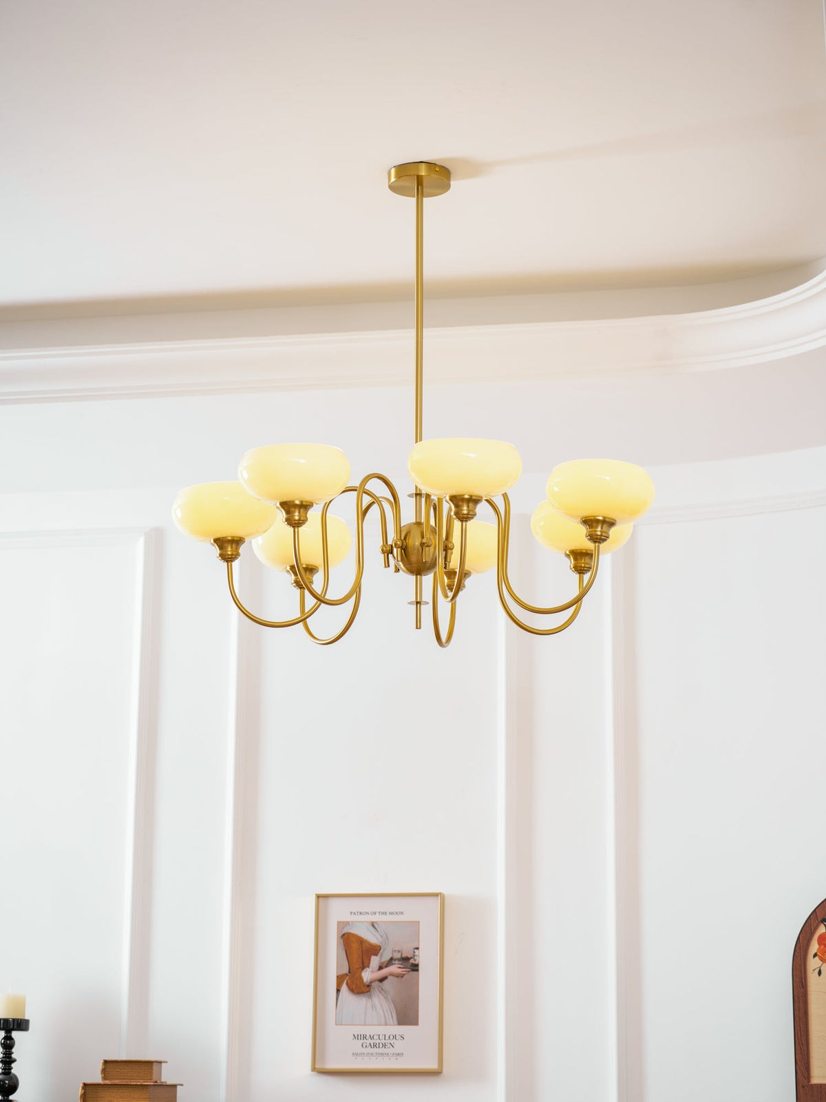 Creamy Persimmon Chandelier