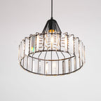 Crystal Drum Pendant Lamp
