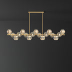 Crystal Glass Ball Chandelier