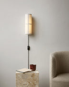 Cylinder Fabric Plug-in Wall Lamp