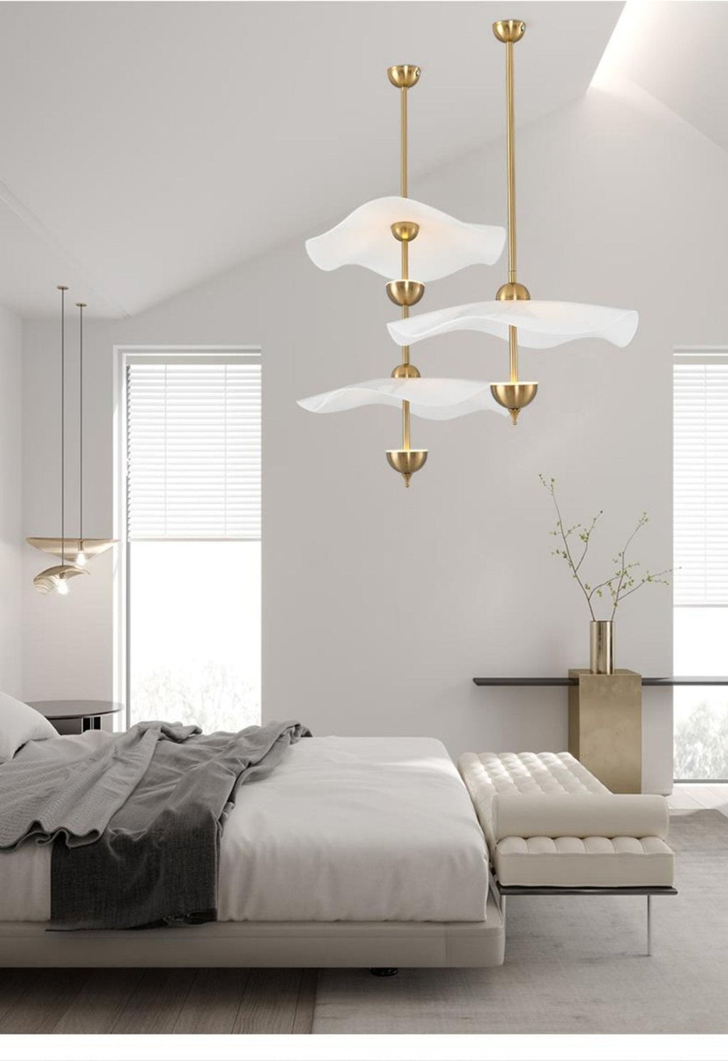 Envolee Double Biscuit Pendant Light