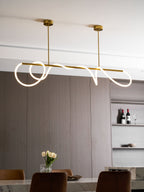 Flexible Linear Curve Chandelier