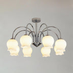 Floral Glass Chandelier