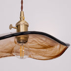Flower Petal Glass Pendant Light