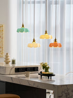 French Flower Pendant Light
