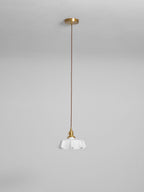 French Flower Pendant Light