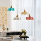 French Flower Pendant Light
