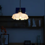 French Flower Pendant Swag Light