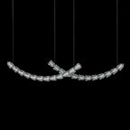 The Gabriel Curved LED Chandelier | Custom Size & Made-to-Order Lighting for Luxury Homes & Commercial Spaces