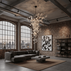 Ginkgo Tip Tlying Chandelier