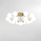 Glass Balls Cluster Ceiling Lamp