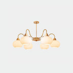 Glass Persimmon Chandelier