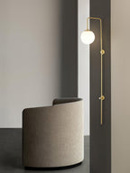 Globe Brass Wall Sconce