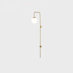 Globe Brass Wall Sconce