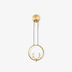 Golden Antler Wall Light