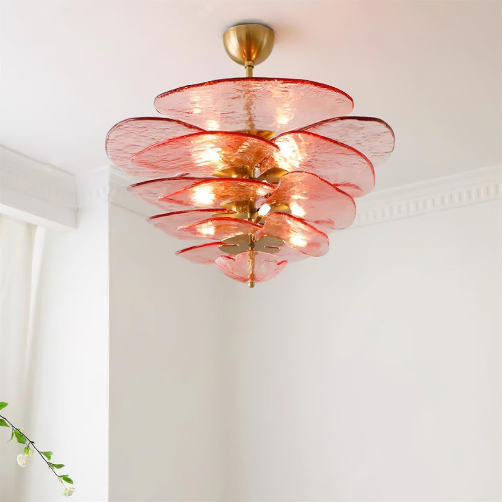 Petals Glass Chandelier