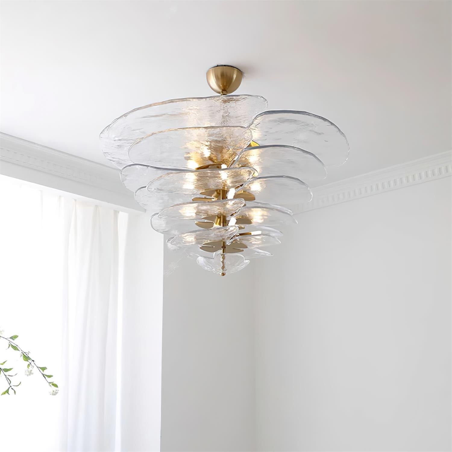 Petals Glass Chandelier