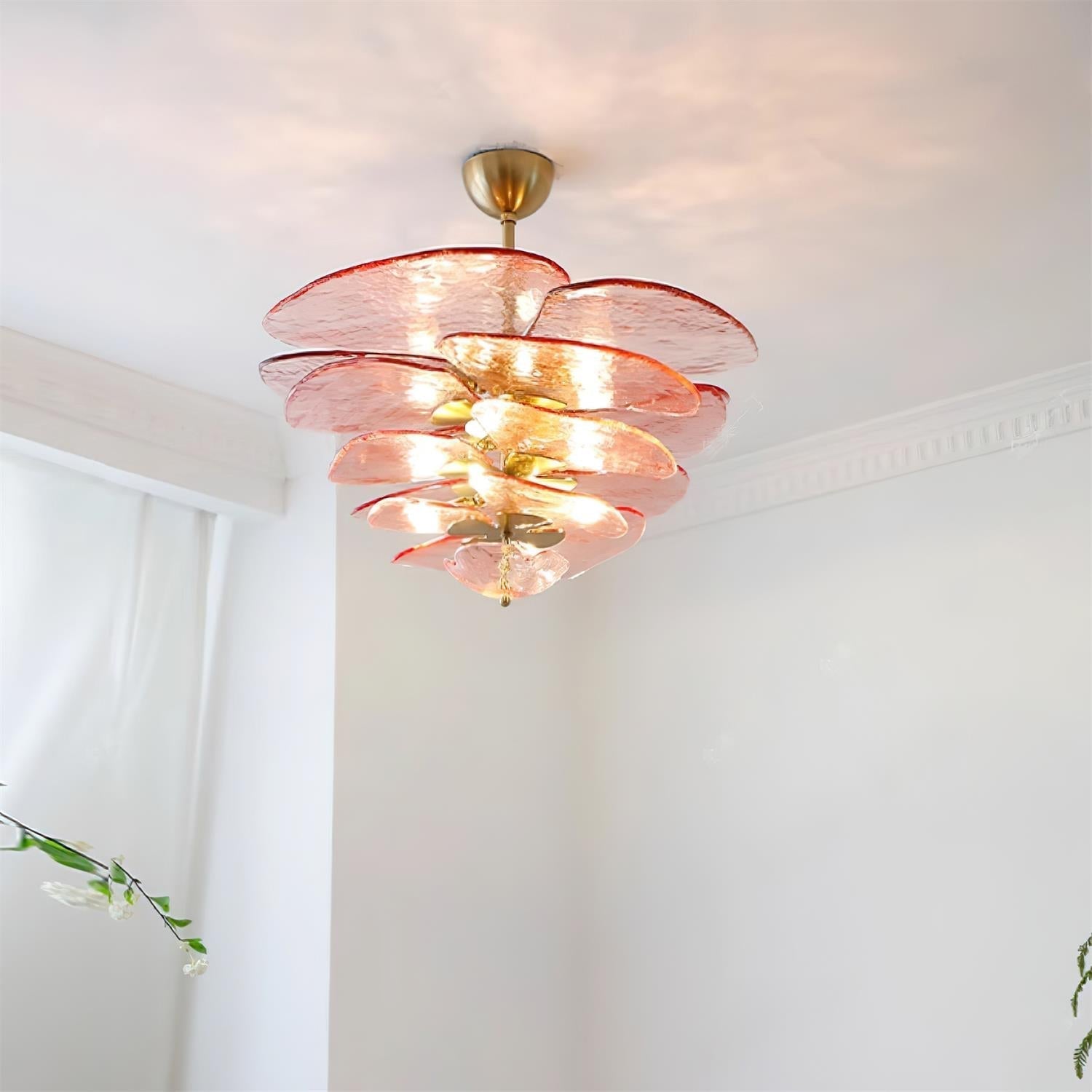 Petals Glass Chandelier