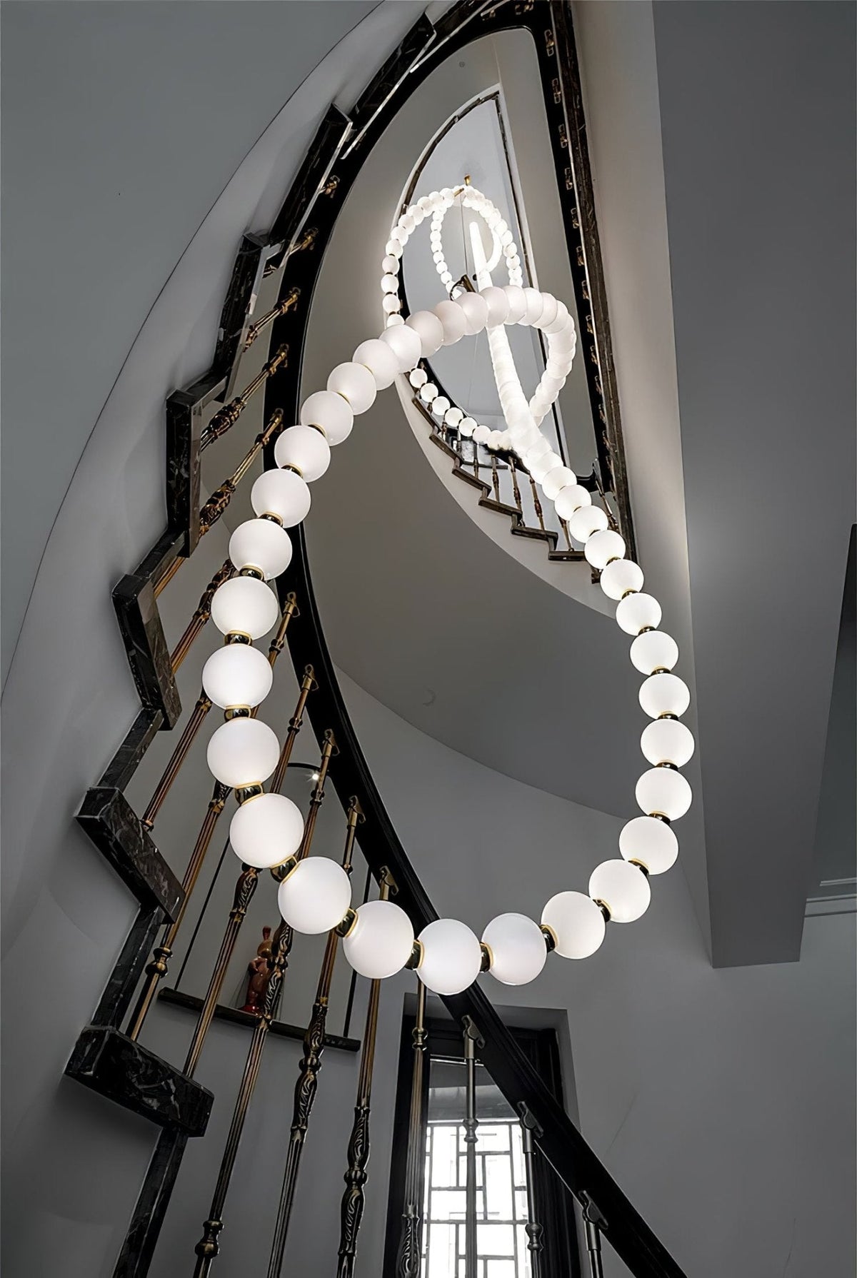 Pearl Necklace Balls Chandelier