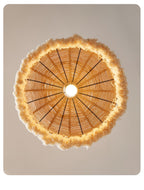 Handwoven Jute Pendant Light