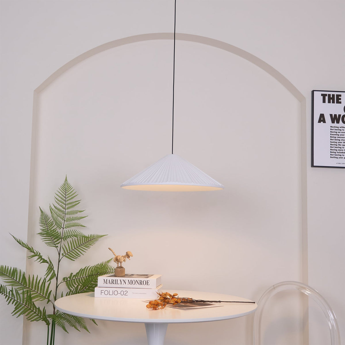 Hat Resin Pendant Lamp