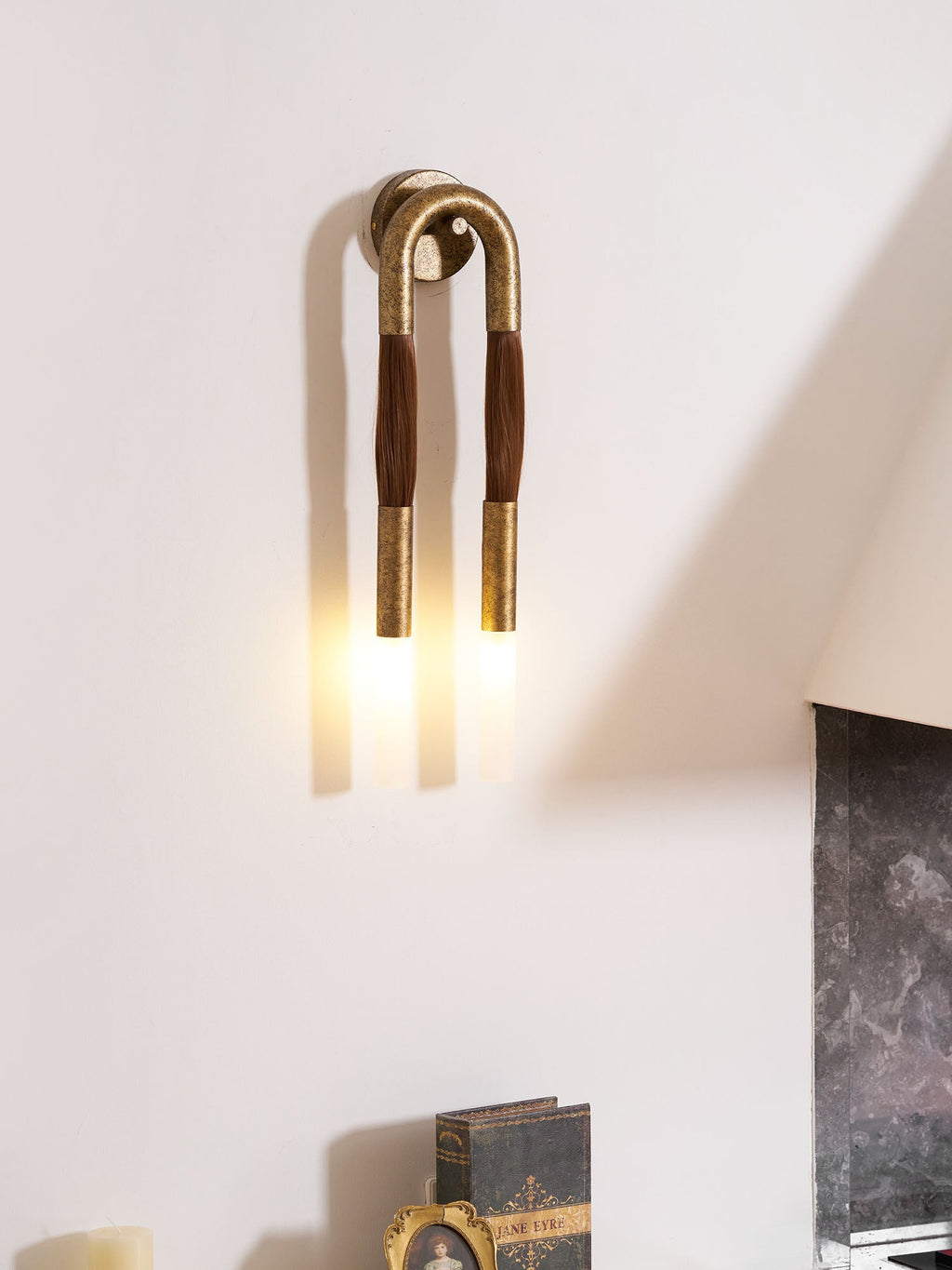 Horsehair Wall Lamp
