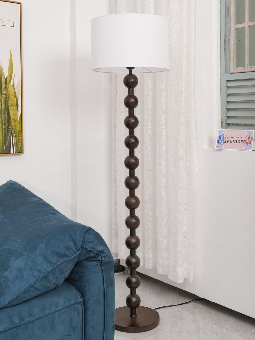 Barbell Floor Lamp 15.7 Inch