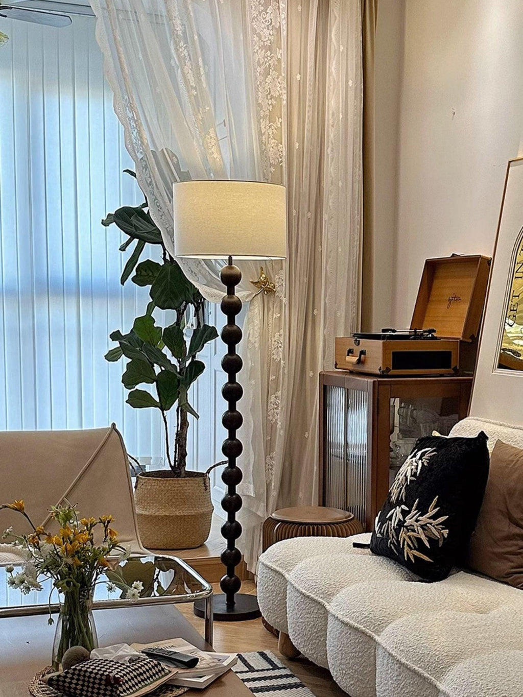 Barbell Floor Lamp 15.7 Inch