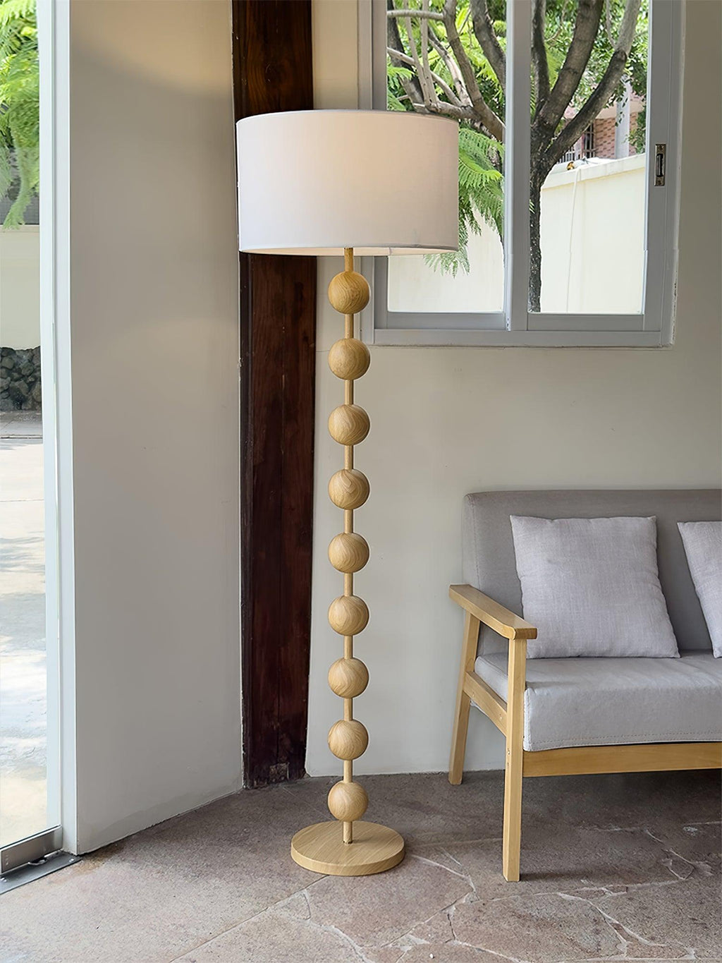 Barbell Floor Lamp 15.7 Inch