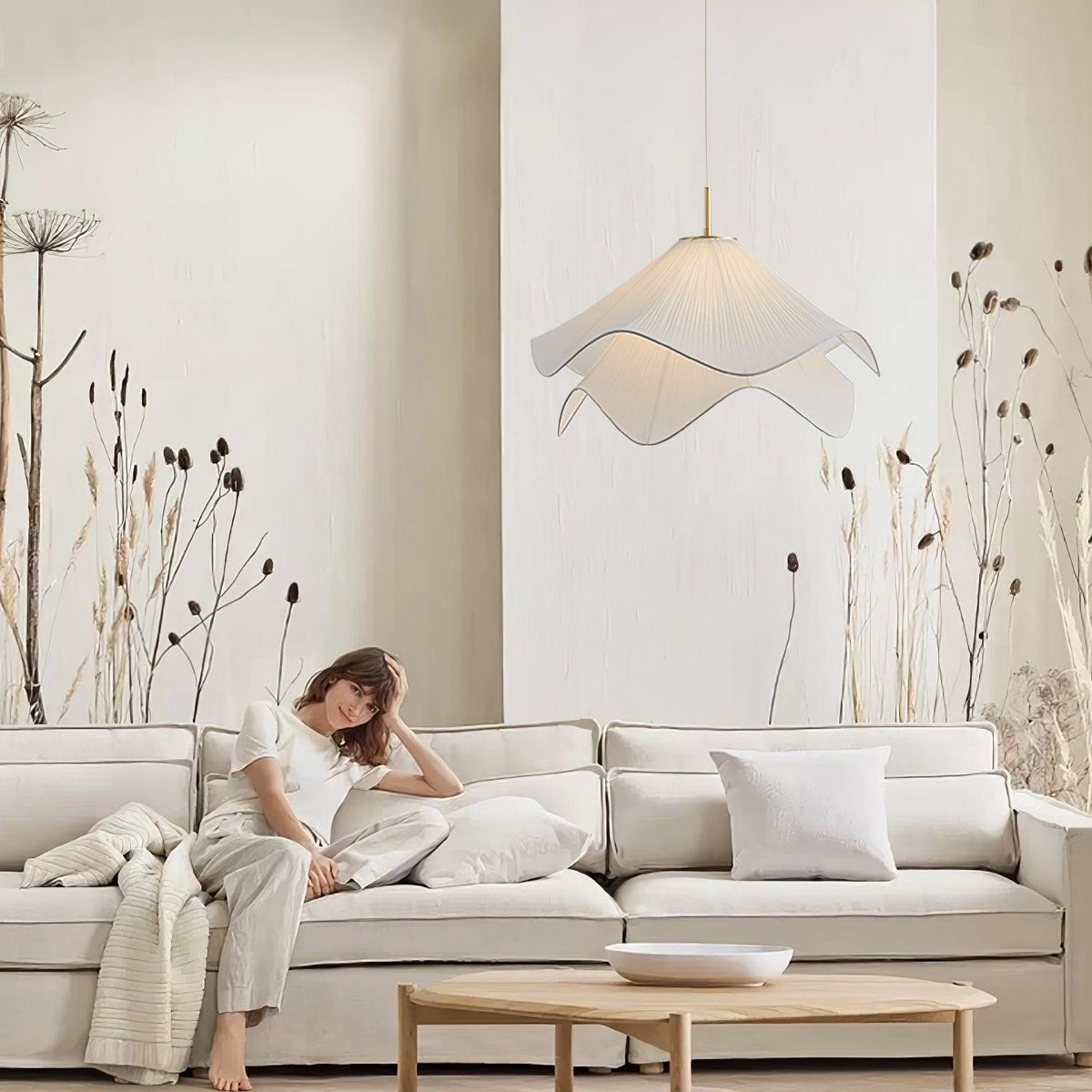 Ethereal Bloom Plug-in Pendant Light