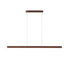 Linear Wooden Pendant Light