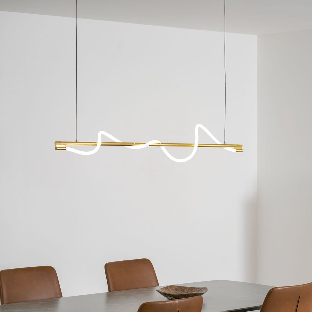 Linear Curve Island Pendant Lamp