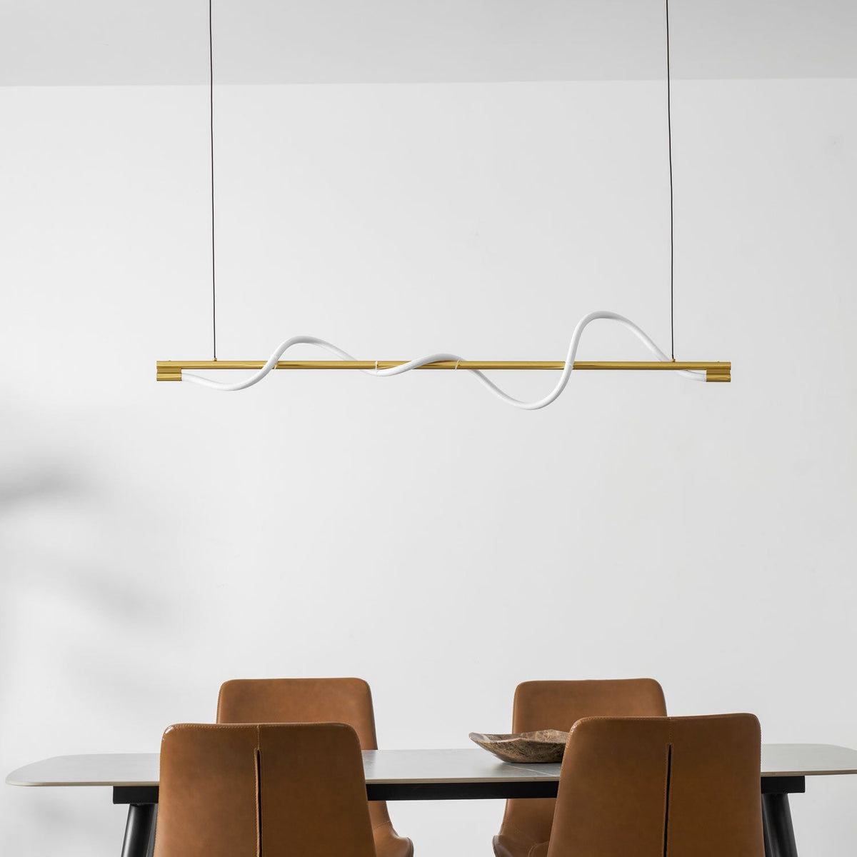 Linear Curve Island Pendant Lamp