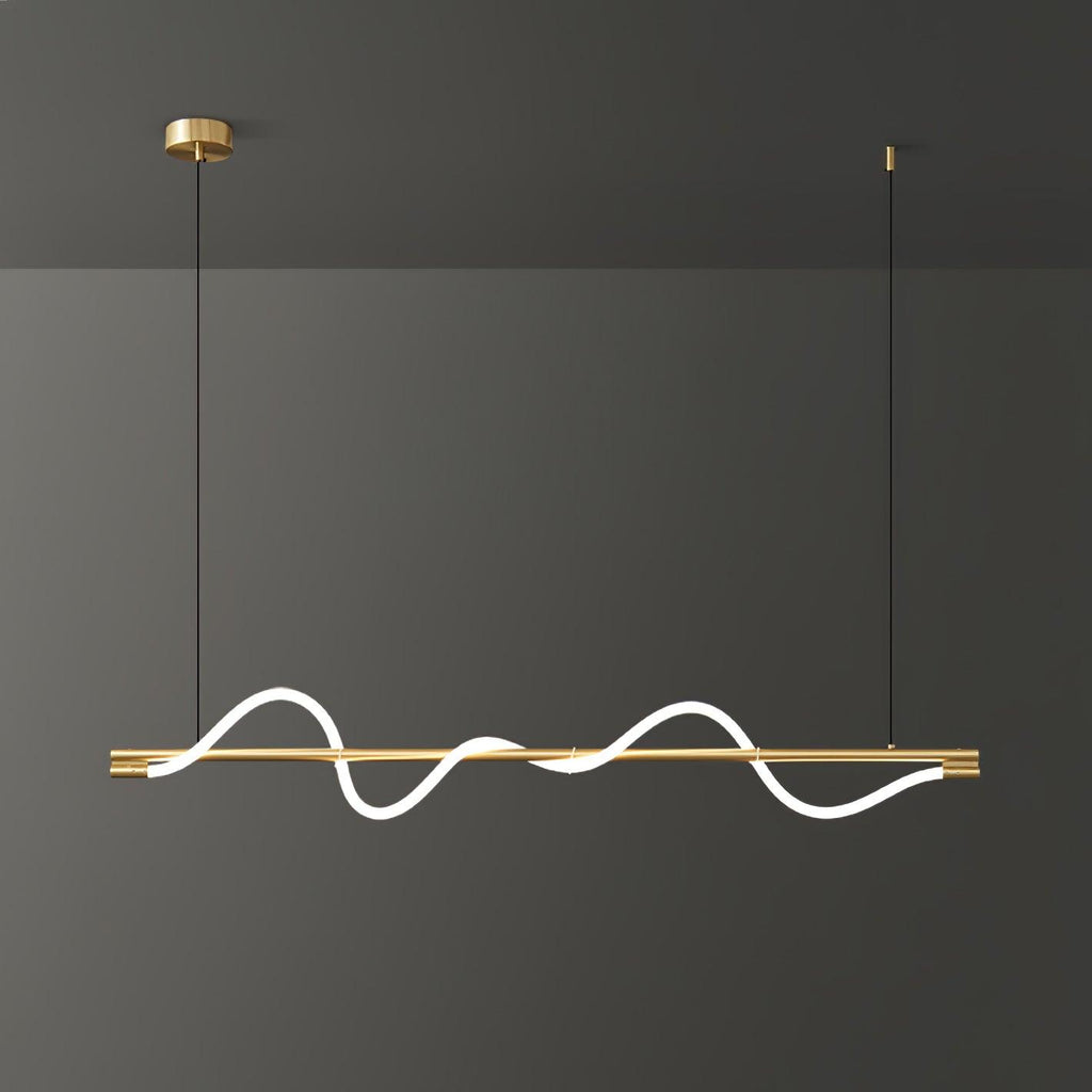 Linear Curve Island Pendant Lamp