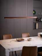 Linear Wooden Pendant Light