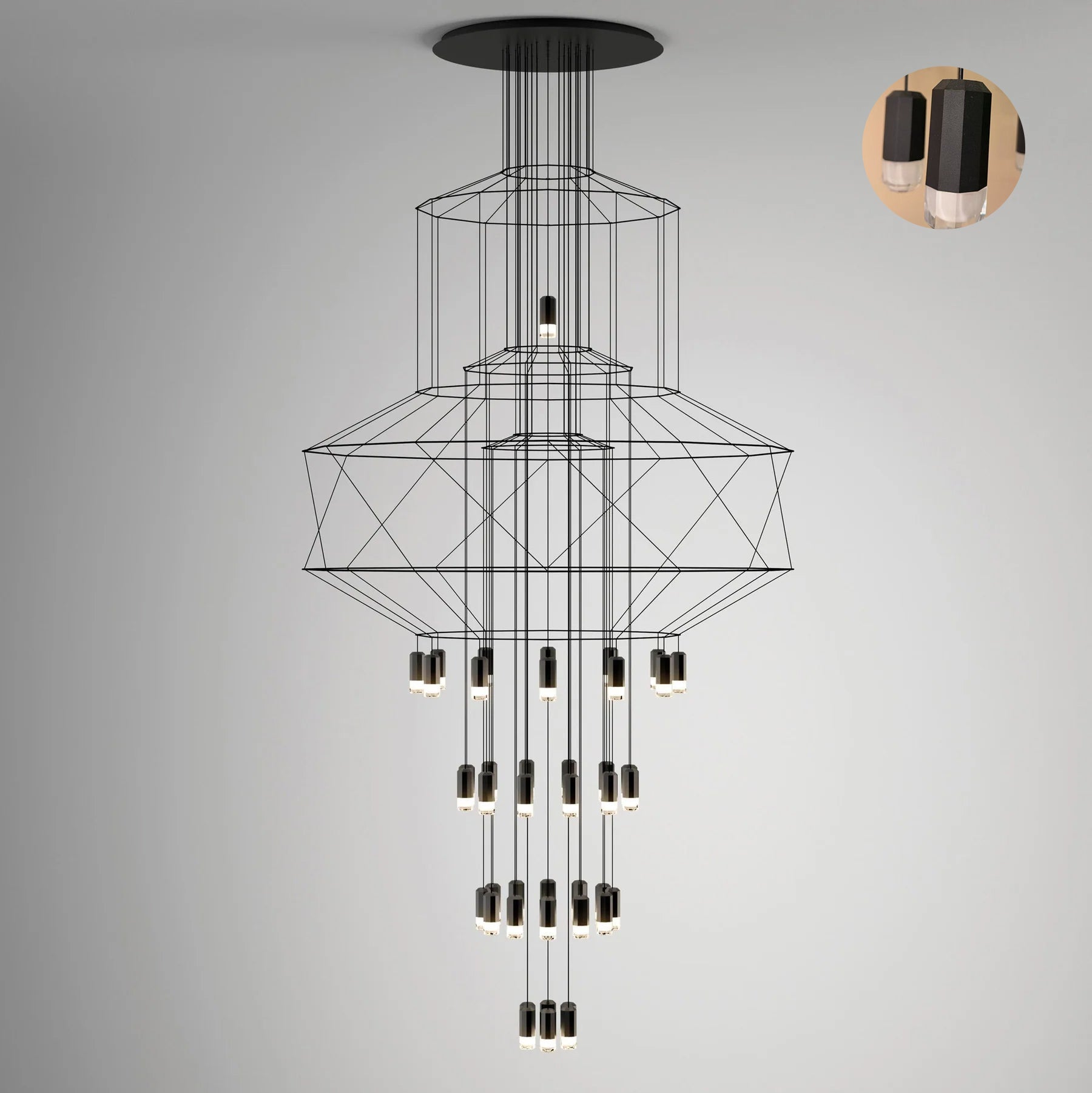 Lines Chandelier