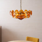Solaris Disc Glass Chandelier
